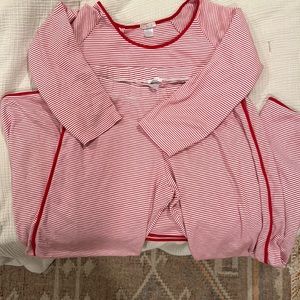 Lake pajamas long set in Red size M